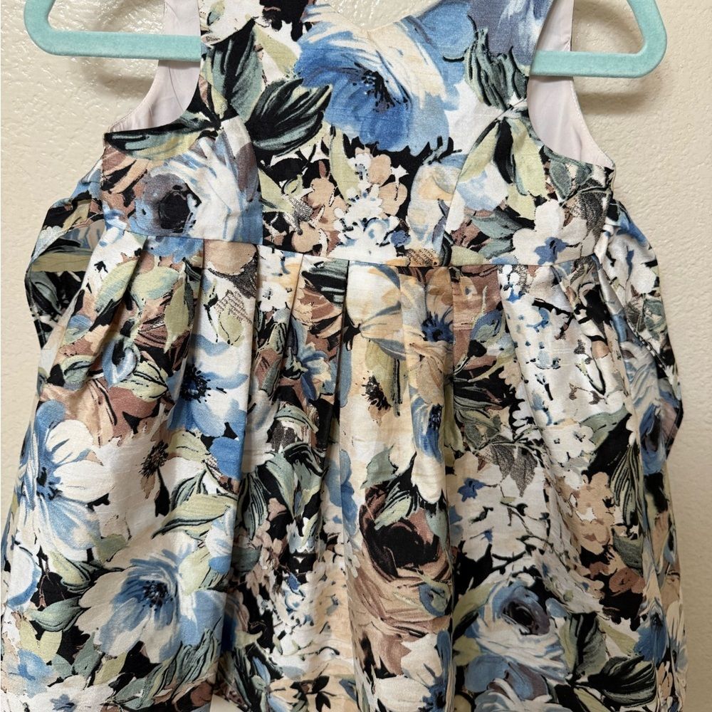 Elegant Floral Beach wedding Pippa & Julie Patterned Dress, soft natural colors